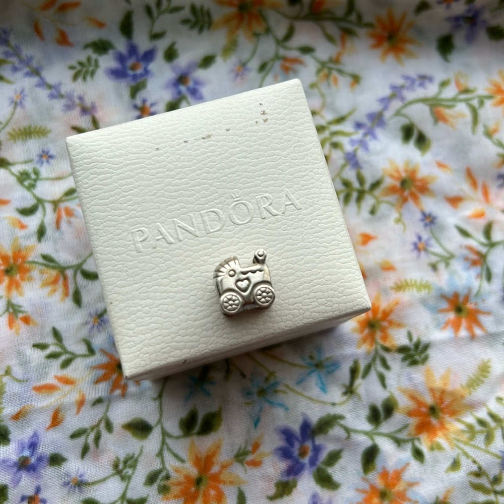 Authentic PANDORA “Baby Carriage” Charm